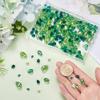 SUNNYCLUE 280-Piece Green Teardrop Crystal Glass Bead Set for Jewelry Making view 3