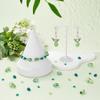SUNNYCLUE 280-Piece Green Teardrop Crystal Glass Bead Set for Jewelry Making view 4