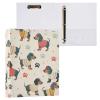 JUMBEAR 3-Ring Binder for Letter Size, 11 x 8.5 in, Cute Dog, Clipboard Organizer, 1 Count view 1
