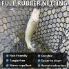 High-Strength Landing Net with 2-Piece Telescopic Handle and Soft Rubber Mesh view 4