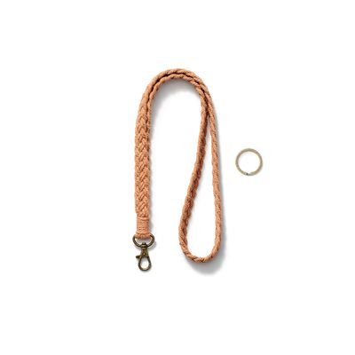 AOKSUNOVA Brown Long Key Lanyard