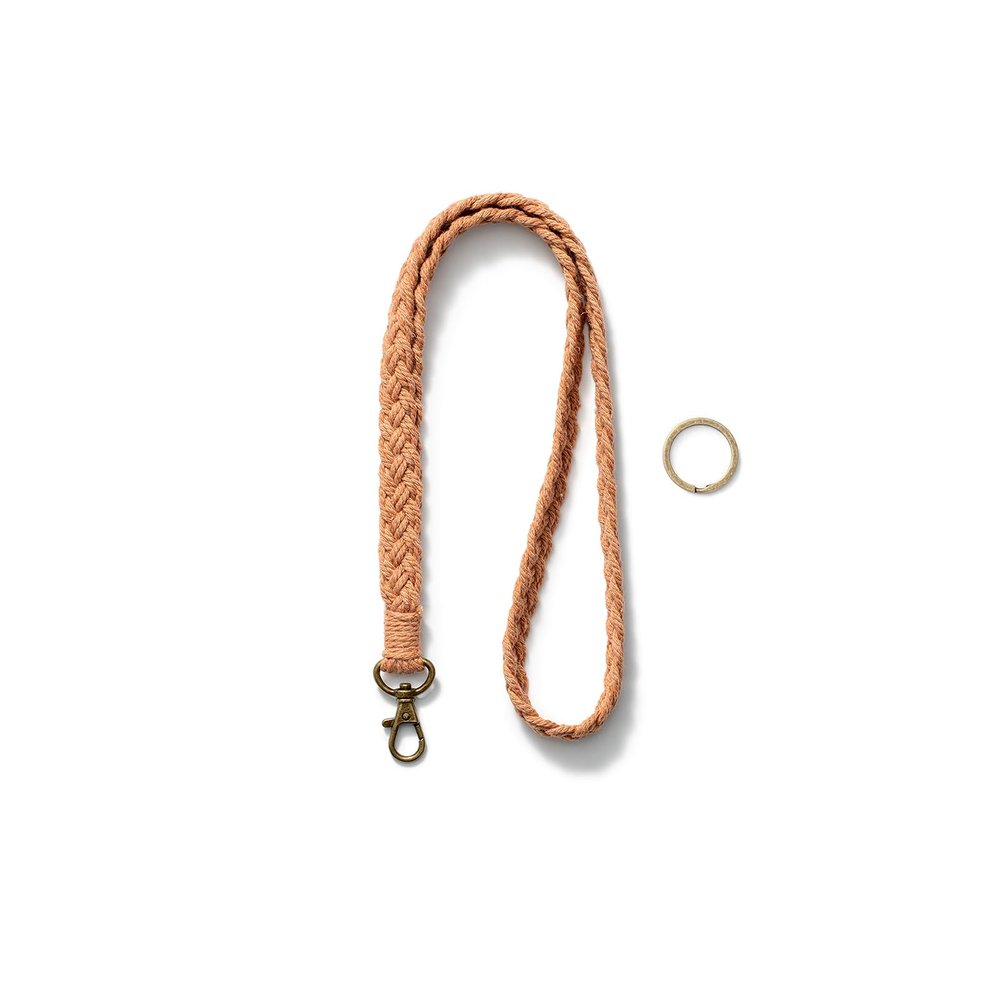 AOKSUNOVA Brown Long Key Lanyard