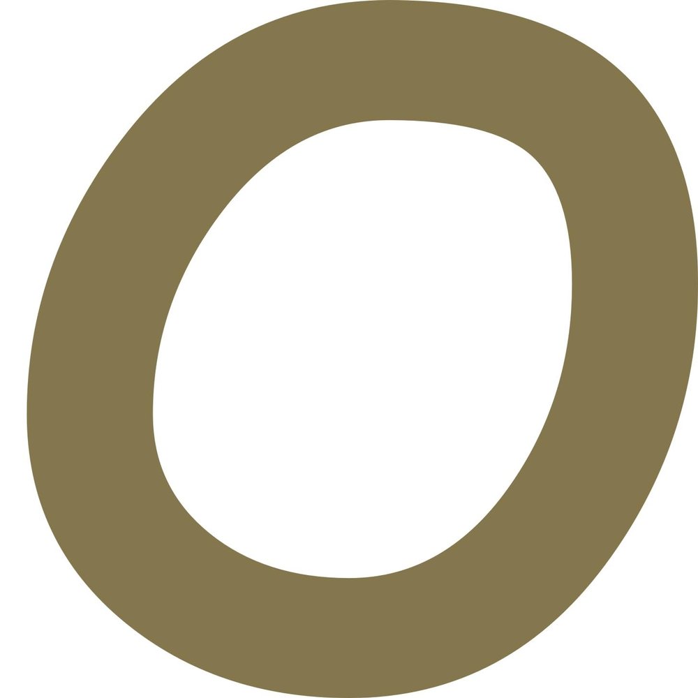 Kleckerliese 36 cm Letter Sticker O, Satin-Matte, Gold, Self-Adhesive