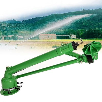 DPQYJPP Irrigation Sprinkler Gun, 28–60 m Range, 360° Adjustable, 6 Nozzles