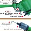 DPQYJPP Irrigation Sprinkler Gun, 28–60 m Range, 360° Adjustable, 6 Nozzles view 4