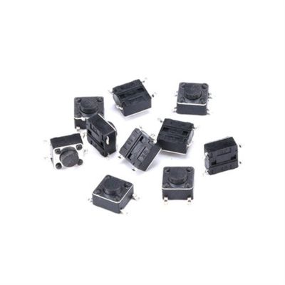 50-Pack 6×6×4.3/5/6/7/8/9/10 mm Mini SMD Tactile Microswitches, 4-Pin, 6×6×7 mm Bulk