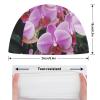 Orchid Swim Cap for Men and Women, Short or Long Hair view 2