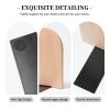 Black and Silver Sequin Sparkle Wooden Bookends, 2-Piece Set view 4