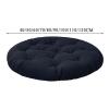 LIVEDOLLS Papasan Chair Cushion, Round Thick Seat Pad, Wine Red, 100 x 100 cm view 2
