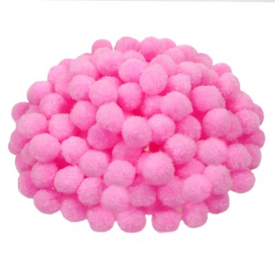 TOAOB 300 Pcs 20mm Pink Pom Poms