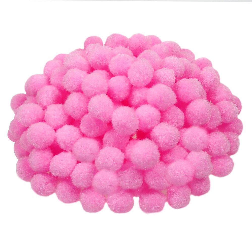 TOAOB 300 Pcs 20mm Pink Pom Poms