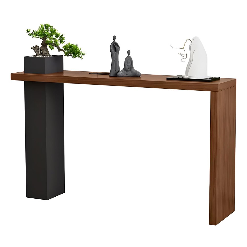 Living Room Console Table, Narrow Entryway Table in New Chinese Style, Slim Design, Easy Assembly (120 x 30 x 85 cm/47 x 12 x 33 in)