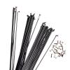 OZLCUA Bicycle Spokes, 304 Stainless Steel, 14G, Black, 257–293 mm, 12-Piece Set (Elbow 271 mm) view 2