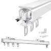 Aluminum Curtain Track for Windows and Room Dividers, White, 250 cm (8.2 ft) view 1