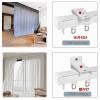Aluminum Curtain Track for Windows and Room Dividers, White, 250 cm (8.2 ft) view 2