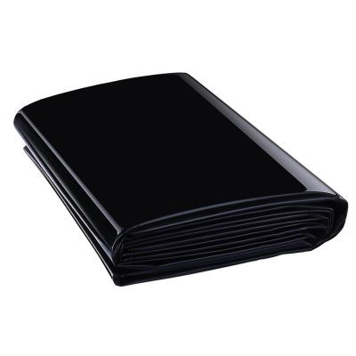 Black Flexible HDPE Pond Liner for Garden and Fish Ponds, 0.2 mm, 3.0 x 3.0 m / 3.0 x 4...