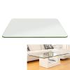 SXKJQER Rectangular Tempered Glass Tabletop, 100 x 60 cm view 1