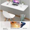 White Wall-Mounted Folding Table with Pull-Out Extension, 80 x 50 cm view 4