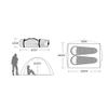 Tent Cover, Pop-Up Tent for Outdoor Camping, Hiking, Family and Beach Use view 2