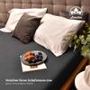 leevitex Luxury Elastane Jersey Fitted Sheet | 200x220–220x240 cm | Multistretch | 250 g/m² | 92% Mako Cotton, 8% Elastane | 40 cm Pocket Depth | Anthracite view 2