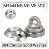 Conical Countersunk Washers, M3–M10, Stainless Steel (10 pcs, M4 × 16 × 3.2 mm) view 2