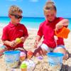Toyland Bluey & Bingo 14-Piece Bucket and Shovel Set with Ice Cream Cones, Sand and Water Play, Beach Toy, Ages 2+ view 2