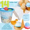 Toyland Bluey & Bingo 14-Piece Bucket and Shovel Set with Ice Cream Cones, Sand and Water Play, Beach Toy, Ages 2+ view 4