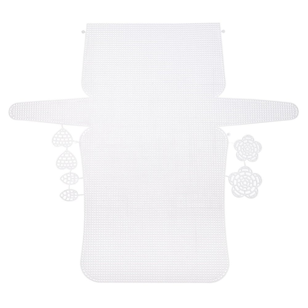 QUARKZMAN 2-Piece Plastic Mesh Canvas Sheets, 7-Count, 42 cm/16.5 in