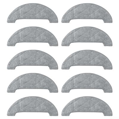 Washable Microfiber Mop Pads, Replacement Cleaning Cloths for Honiture Q6 Pro, Laresar L6 Pro, Airrobo T10+, NoMo N2 Robot Vacuums, 10-Pack