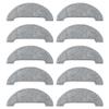 Washable Microfiber Mop Pads, Replacement Cleaning Cloths for Honiture Q6 Pro, Laresar L6 Pro, Airrobo T10+, NoMo N2 Robot Vacuums, 10-Pack view 1