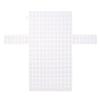 QUARKZMAN 2-Piece Plastic Mesh Canvas Sheets, 36 cm/14.2 in, White view 1