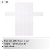 QUARKZMAN 2-Piece Plastic Mesh Canvas Sheets, 36 cm/14.2 in, White view 4
