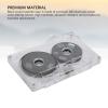 Vikye Blank Cassette Tape, 50-Minute Recording Time, Double-Sided, Normal Bias, with Transparent Case view 2