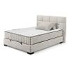 Stella Trading NAGOL A Box Spring Bed 120x200, Denim - Comfortable Bed with Storage Compartment and Premium 9-Zone Pocket Spring Duo Mattress - 145 x 114 x 214 cm (W/H/D) view 1
