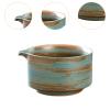 FytStycale Handmade Blue Matcha Bowl, Traditional Porcelain Tea Bowl view 3