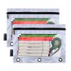 CHIFIGNO 3-Ring Binder Pencil Pouches, Personalized with Name, 2-Pack view 2