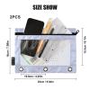CHIFIGNO 3-Ring Binder Pencil Pouches, Personalized with Name, 2-Pack view 3