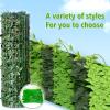 LANSHENGYI Artificial Ivy Leaf Hedge Privacy Screen, Green Plastic, 1.5 x 5 m view 2