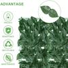 LANSHENGYI Artificial Ivy Leaf Hedge Privacy Screen, Green Plastic, 1.5 x 5 m view 3