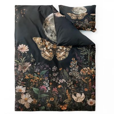 Motte Mond Floral Reversible Bedding Set, 135 x 200 cm