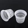 Sunicon 10-Pack Garden Net Cups with Slits, Reusable, Durable Net Pots for Hydroponics and Plant Growth, White view 3