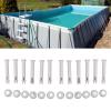 shenruifa 12-Pack PVC Pool Mounting Joint Pins, 6 cm, for 28270/28272 view 2