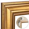 CLAMARO Riga Antique Baroque Picture Frame, Solid Wood, Gold, 45 x 70 cm view 3