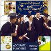 FAHOXUMR Personalized Graduation Banner, Class of 2026 Graduation Party Decor, Custom Banner Graduation Gift (240 x 80 cm, Blue) view 3