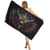 QEODAH Dragon Beach Towel - Fantasy Animals, 100 x 200 cm view 2