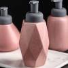 Hand Soap Dispenser, Refillable Ceramic Liquid Dispenser (Pink) view 4
