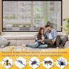 ZHZFSH Self-Adhesive Insect Screen for Windows, Black, 110 x 105 cm view 2