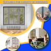 ZHZFSH Self-Adhesive Insect Screen for Windows, Black, 110 x 105 cm view 4