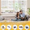 ZHZFSH Self-Adhesive Window Insect Screen, White, 160 x 105 cm view 2