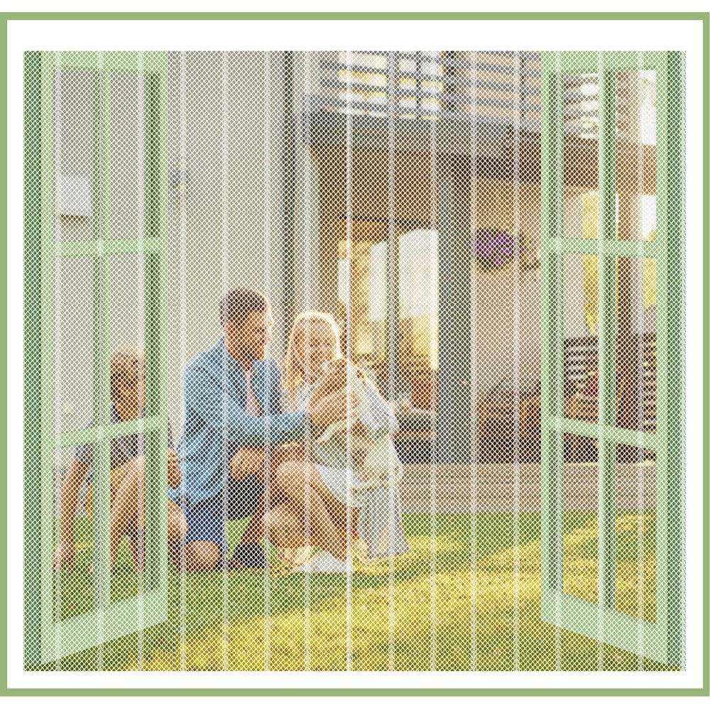 ZHZFSH Window Insect Screen, White, 70 x 140 cm